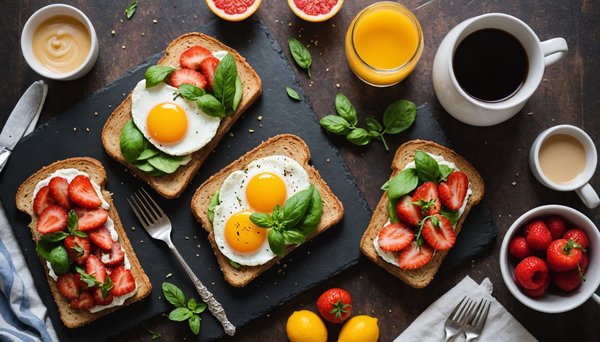 Recettes de tartines saines pour un petit déjeuner équilibré